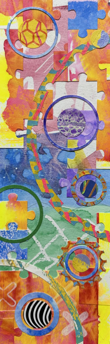 Mono-print Collage