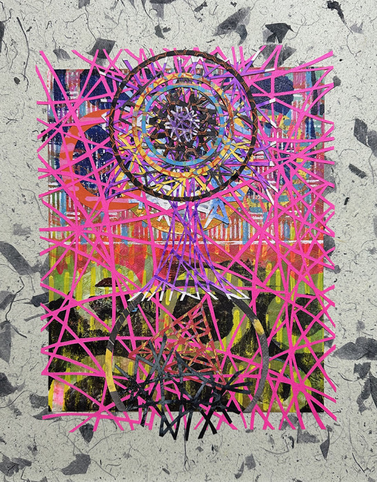 Mono-print Collage