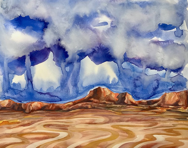 Blue Mushroom Clouds