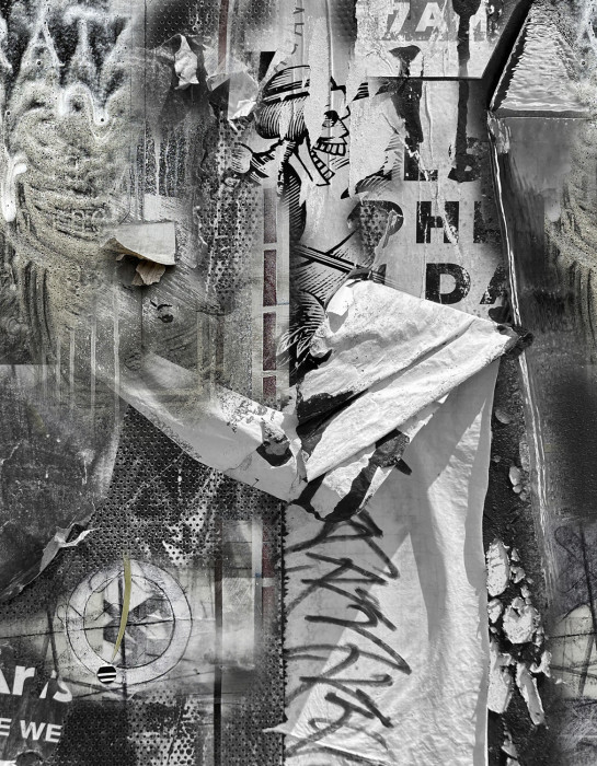 Mixed Media - Photo Collage with Graphite